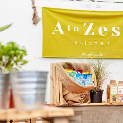 A to Zest Kitchen bistro sign