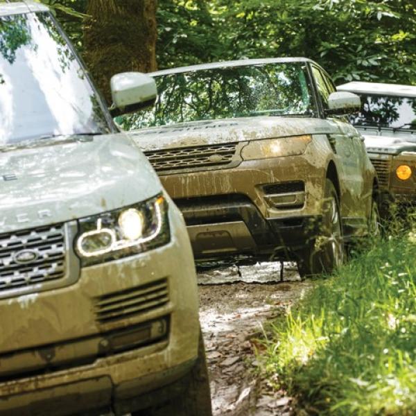 Land Rovers Off Road